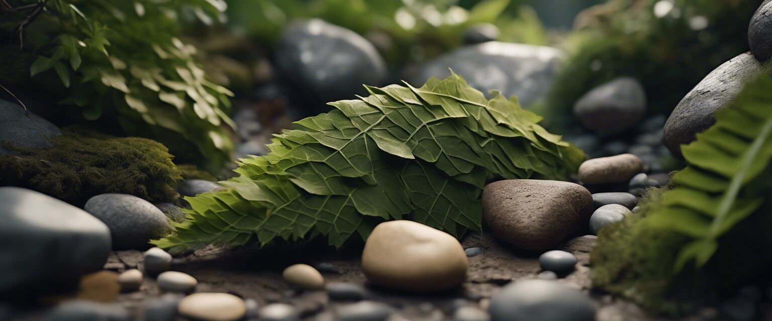 Nature crafts made by children