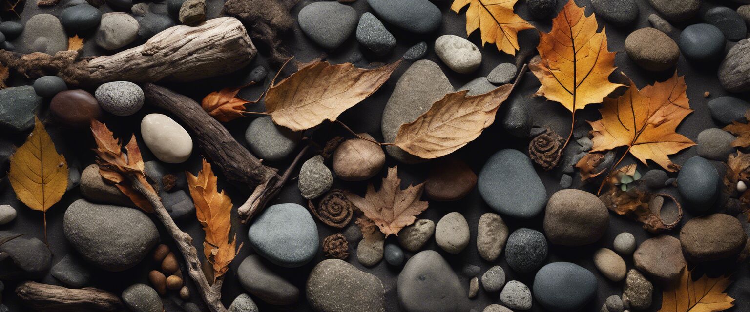 Natural materials for art